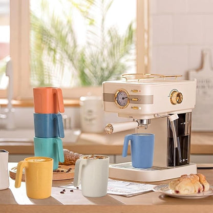 Homienly Wheat Straw Coffee Mugs, Alternative to Plastic Coffee Cups, - Image 7