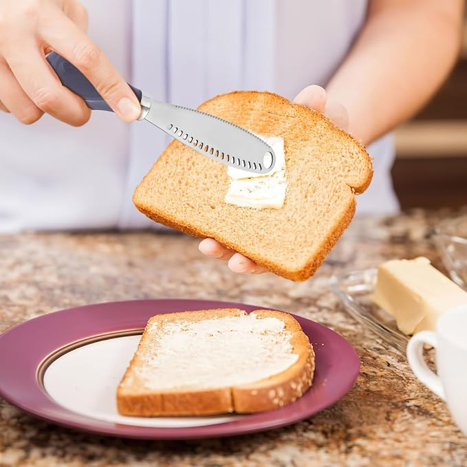 3 in 1 Stainless Steel Butter Knife, Spreader Slicer - Image 5