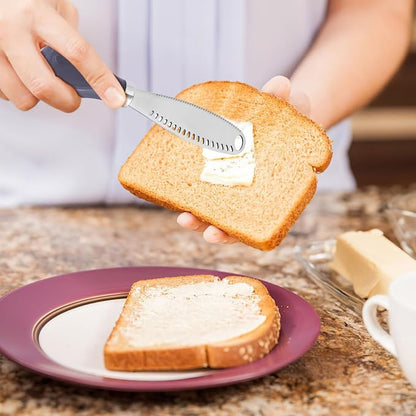 3 in 1 Stainless Steel Butter Knife, Spreader Slicer - Image 5