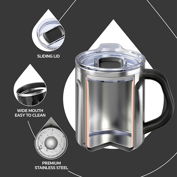 Ideus 16 oz Insulated Coffee Mug - Image 3