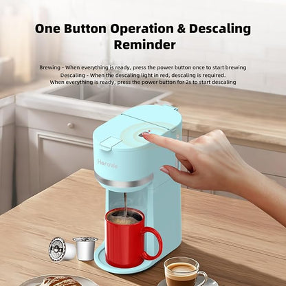 Horavie Mini Single Serve Coffee Maker - Image 4
