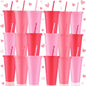 Skylety 24 Pcs Hot Pink Plastic Cups by Skylety