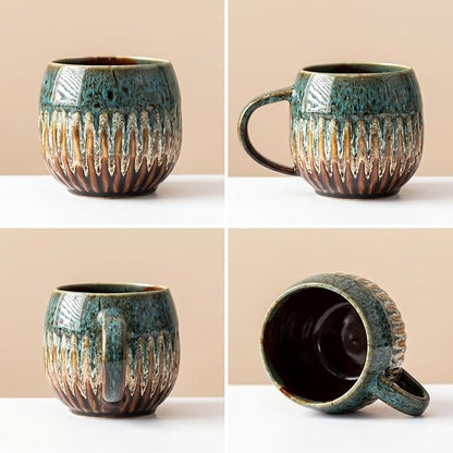 Large Ceramic Coffee Mug - 13oz Tea Cup - Image 4