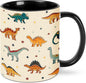 Dinosaur Coffee Mug 11 Ounce Mugs Ceramic Tea Cup Drinking Water Cups | Novelty by FyLybois