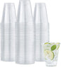 Turbo Bee 100 Pack 12 OZ Clear Plastic Cups, Disposable Crystal Plastic Party by TurboBee