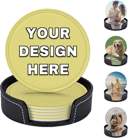Custom Drink Coasters Set of 6 by YHPHRTA