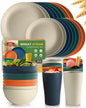 Teivio 32-Piece Plates and Bowls Sets by Teivio