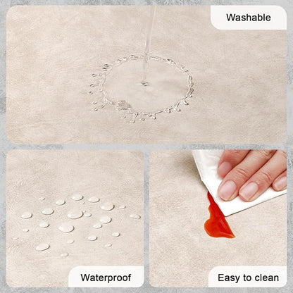 Vinyl Placemats Set of 6, Dual Sided Place Mats - Image 4