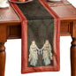 Patdrea Designer Elegant Velvet Table Runner, Classic Art Pattern, Decorative by patdrea