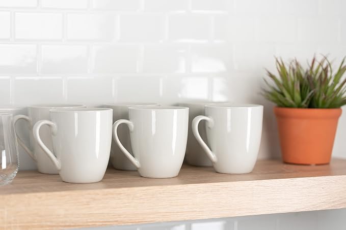 10 Strawberry Street Simply White 12 oz Mug - Image 4