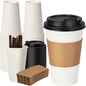 16 oz 100 Pack Coffee Cups by VPACKDUO