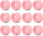 Pink Resin Napkin Rings for Weddings, elegant pink finish, cloth napkin by CLEENTABLE