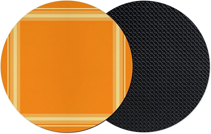 Burnt Orange Coasters Set of 2 Absorbent Coasters by Unknown