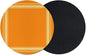 Burnt Orange Coasters Set of 2 Absorbent Coasters by Unknown