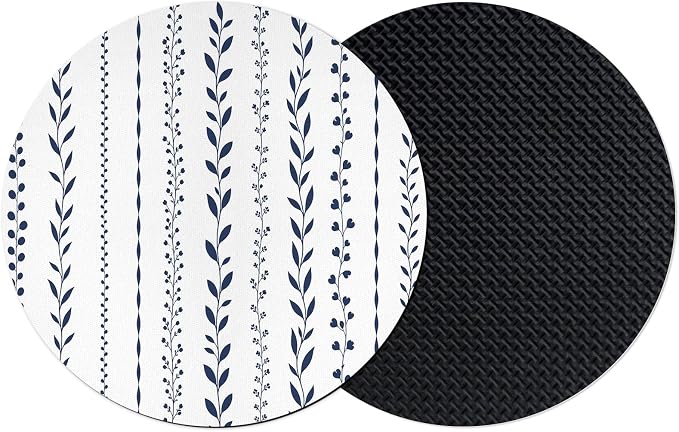 Rustic Botanical Coasters Set of 2, Absorbent Coasters by Unknown