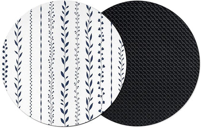 Rustic Botanical Coasters Set of 2, Absorbent Coasters by Unknown