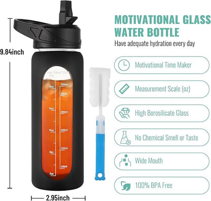 CIVAGO 24 oz Glass Water Bottle - Image 4