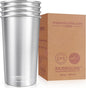 Stainless Steel Cups 20oz/600ml, Stainless Steel Pint Tumbler | Camping by MUMIGUAN