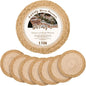 13 in Woven Placemats Plate Chargers Set of 8, Boho Farmhouse Rustic Round Place Mats for Dinner Plates, Rattan Wicker Table Mats Chargers for Dining Table Decor