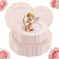 WDF 100pcs Pink Plastic Plates - High-end Baroque Design - Pink and Gold Plates for Upscale Party & Valentine's Day - Including 50 Disposable Plate 10.25inch, 50Salad Plate 7.5inch