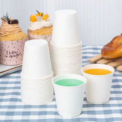 RACETOP 3 oz Paper Cups 600 count, Disposable Bathroom Mouthwash Cups, Small - Image 3