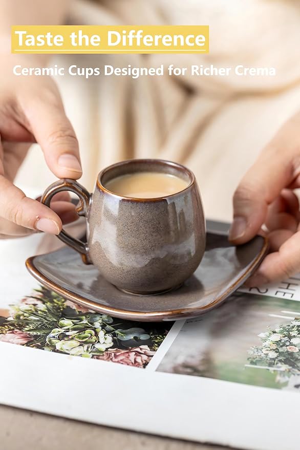 LYEOBOH 3oz Coffee Espresso Cups - Image 6