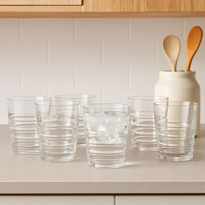 FDG Nuglass 16oz Tritan Ribbed Tumbler 6-pack