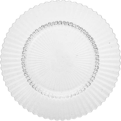 Fortessa Archie Glass 12 Piece Dinnerware Set, Service for 4, Clear