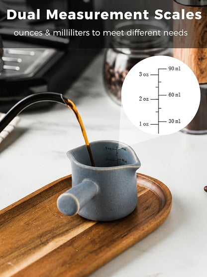 Espresso Cups Ceramic, Espresso Measuring Cups - Image 3