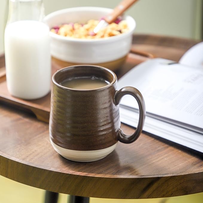 Hasense Ceramic Coffee Mugs Set of 6, 15 oz Large Porcelain Mugs - Image 7