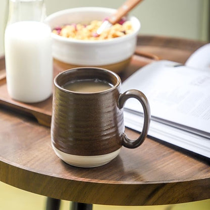 Hasense Ceramic Coffee Mugs Set of 6, 15 oz Large Porcelain Mugs - Image 7