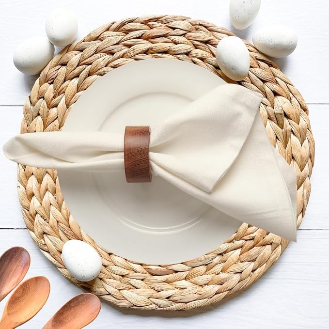 Wooden Napkin Ring for Weddings Dinner Parties or Every Day Use - Image 5