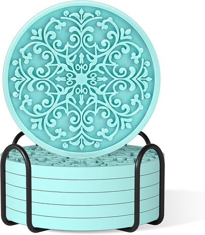 Drink Coasters, Coasters Set of 6 by Aiawoxc