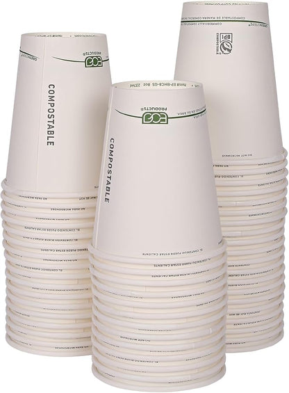 ECO PRODUCTS GreenStripe Disposable Paper Hot Cups, 8 oz - Image 7