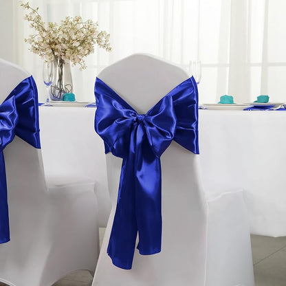 Horbaunal 2 Pack Royal Blue Satin Table Runner 12 x 108 Inch | Smooth Table - Image 3