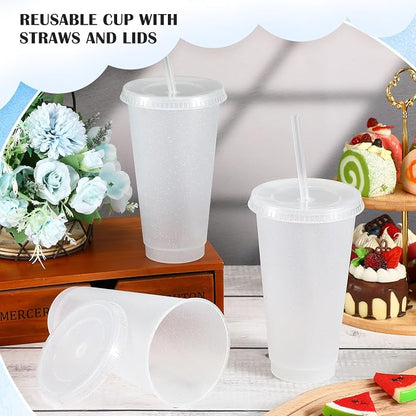 Uiifan 6 Pcs 24 oz Reusable Tumbler - Image 5