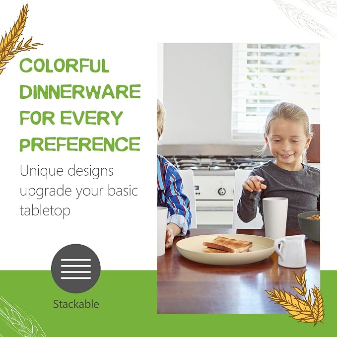 Teivio 32-Piece Plates and Bowls Sets - Image 3