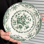 Ceramic Dinner Plates, 7.9 Inch Floral Decorative Plates, Microwave & by Unknown