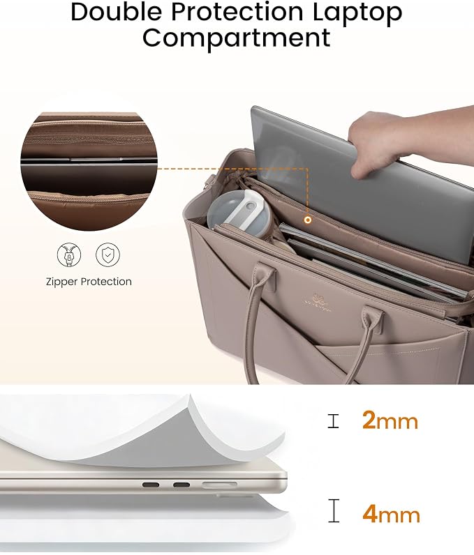 LOVEVOOK Laptop Work Tote Bag for Women - Image 5