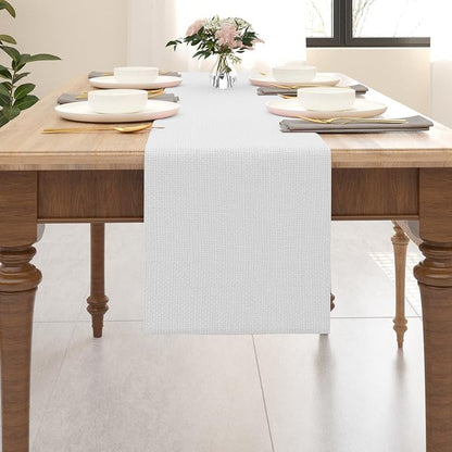 Dinning Table Runner Cloth 12 x 120 Inches Farmhouse Kitchen Coffee Burlap by NATUS+WEAVER