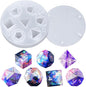 HeyClear Dice Resin Molds, DND Dice Set Silicone Molds by HeyClearResin