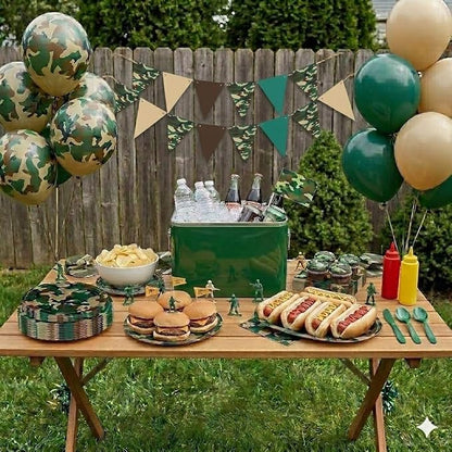 150PCS Camo Birthday Party Supplies - Image 6