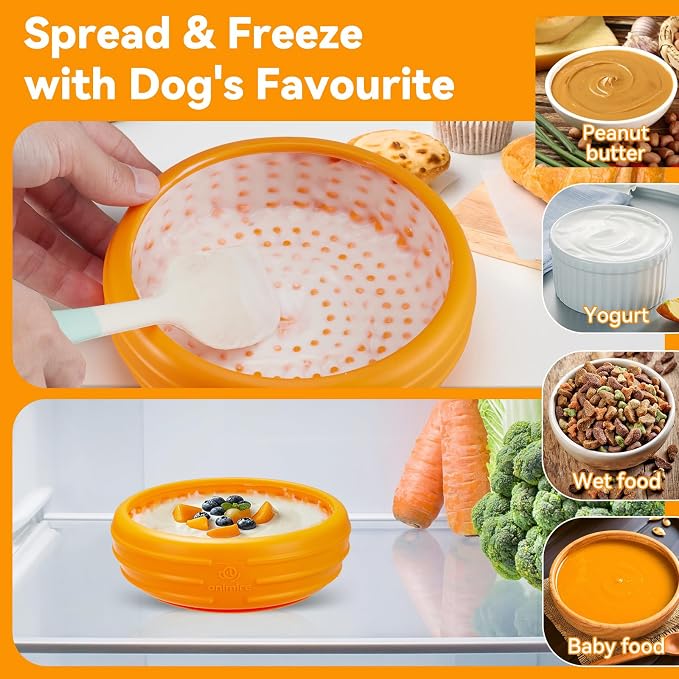 Dog Lick Bowl, Animire Freeze Lick Mat - Image 3