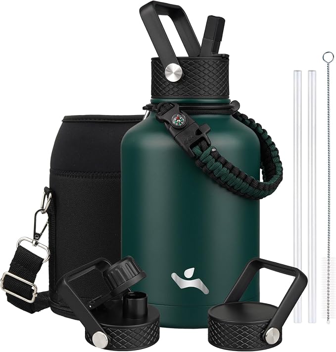 Konokyo 50 oz Insulated Stainless Steel Water Bottle Jug by Konokyo
