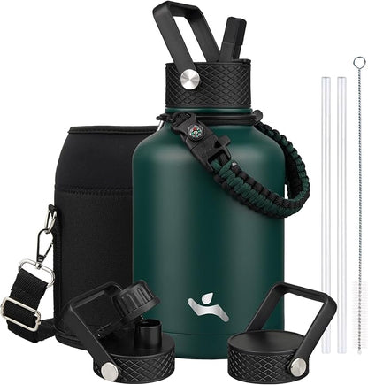 Konokyo 50 oz Insulated Stainless Steel Water Bottle Jug by Konokyo