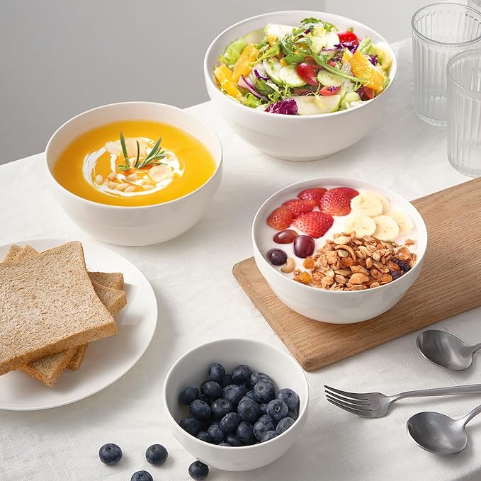 DOWAN Serving Bowls, 64/42/22/12 Oz Serving Dishes - Image 4