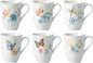 Lenox 892798 Butterfly Meadow 6-Piece Mug Set | Dishwasher safe, microwave safe by Lenox