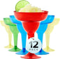 Stock Your Home Multicolor Plastic Margarita Glasses Disposable Decorations by StockYourHome