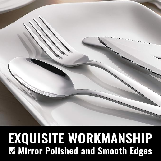 Hiware 24-Piece Silverware Set - Image 3