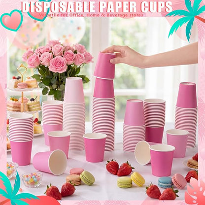 Mimorou 300 Pack 8 oz Disposable Paper Cups, Coffee Cups - Image 3